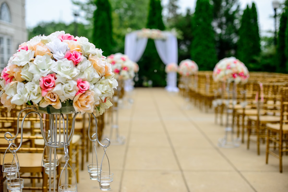 Wedding ceremony decor