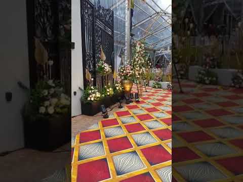 A Beautiful Wedding Stage Transformation