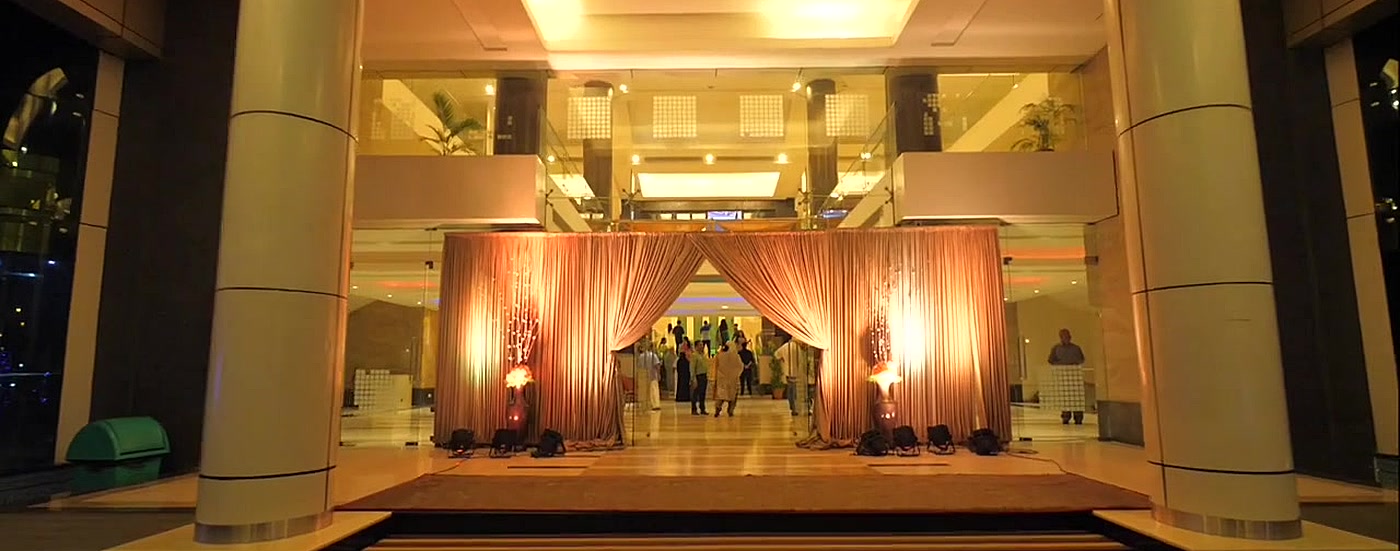 Mehendi stage lighting
