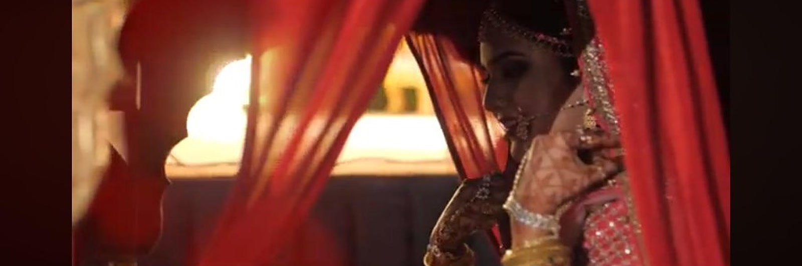 Bride in carriage