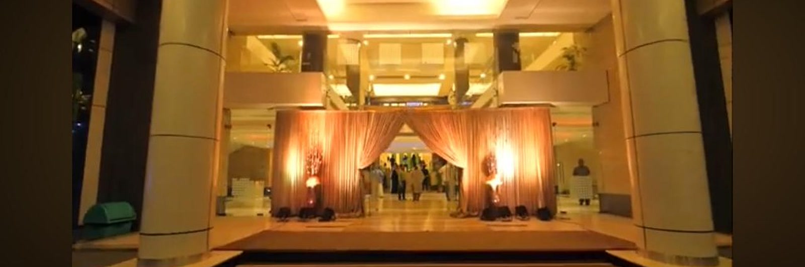 Grand venue entrance