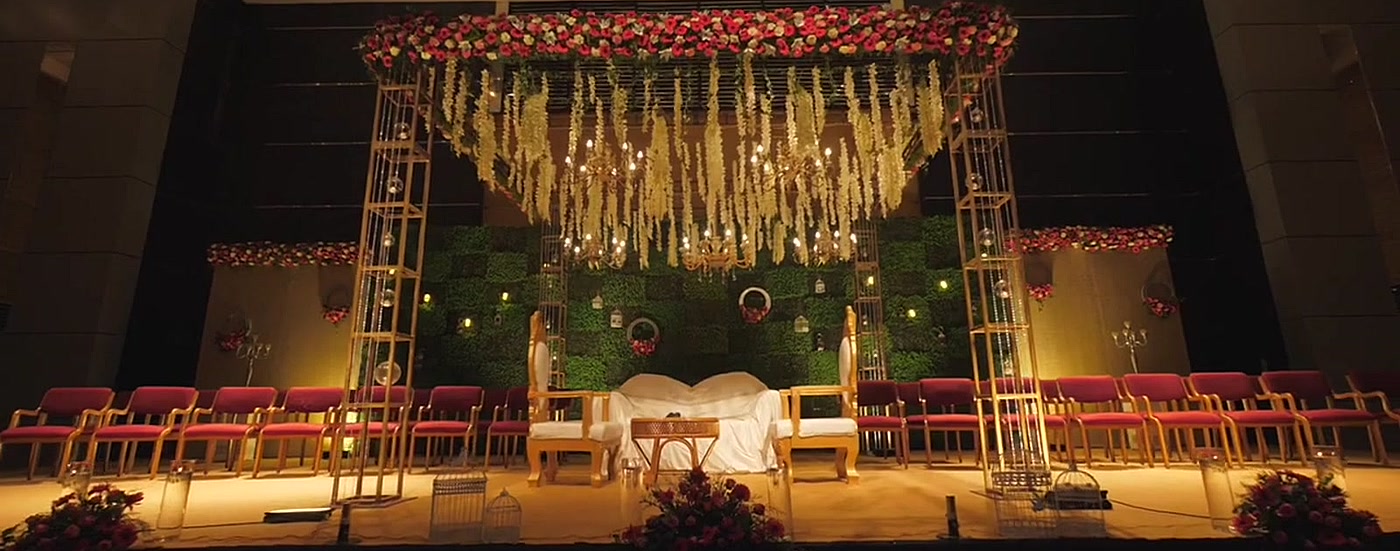 Full wedding stage decor